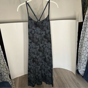 Pact Charcoal and Black Strappy Dress